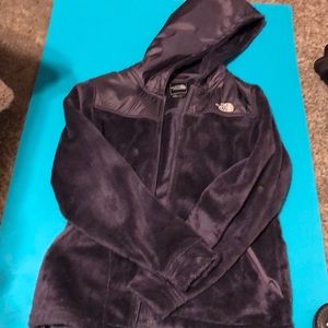 North Face fuzzy women’s coat